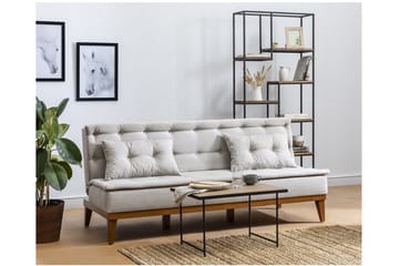 Bäddsoffa Jagoda 3-sits - Beige - Möbler - Soffa - Bäddsoffa - 3 sits bäddsoffa
