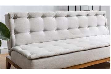 Bäddsoffa Jagoda 3-sits - Beige - Möbler - Soffa - Bäddsoffa - 3 sits bäddsoffa