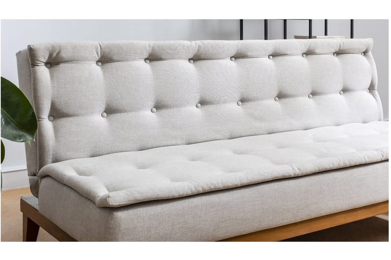 Bäddsoffa Jagoda 3-sits - Beige - Möbler - Soffa - Bäddsoffa - 3 sits bäddsoffa