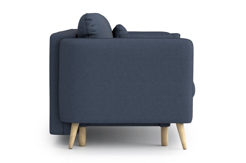 Bäddsoffa Joesph 3-sits - Blå - 3 sits bäddsoffa