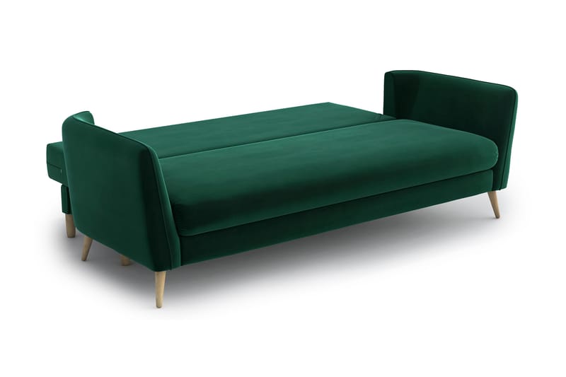 Bäddsoffa Joesph 3-sits - Grön - Möbler - Soffa - Bäddsoffa - 3 sits bäddsoffa