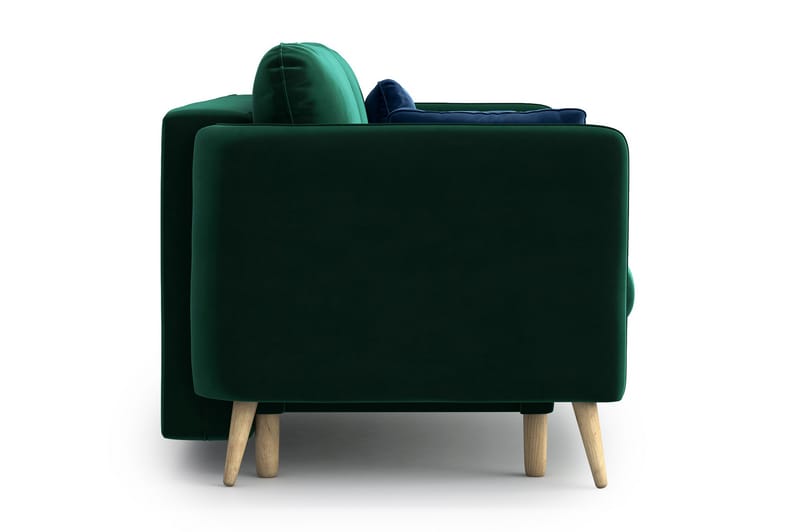 Bäddsoffa Joesph 3-sits - Grön - Möbler - Soffa - Bäddsoffa - 3 sits bäddsoffa