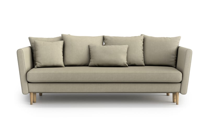 Bäddsoffa Juliett 3-sits - Beige - 3 sits bäddsoffa