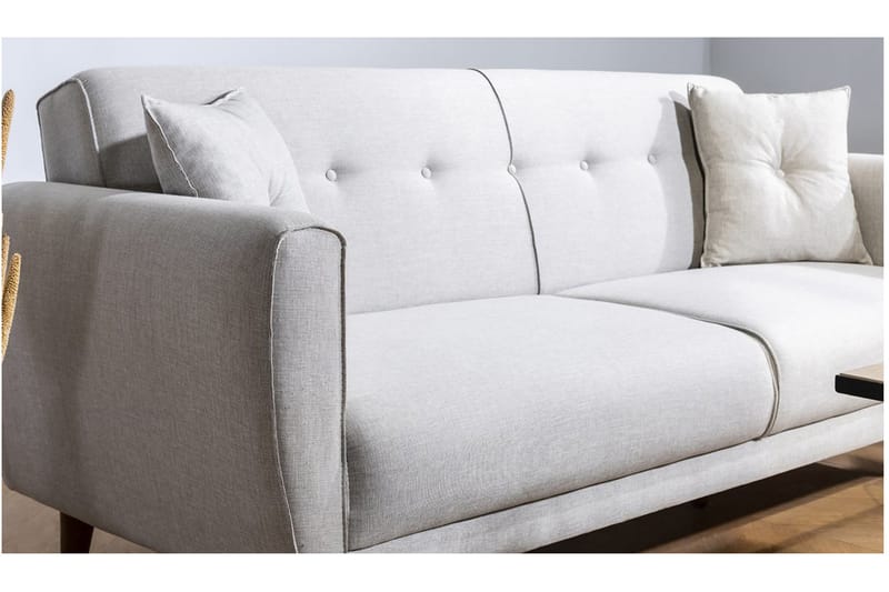 Bäddsoffa Kajla 3-sits - Beige - Möbler - Soffa - Bäddsoffa - 3 sits bäddsoffa