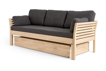 Bäddsoffa Kanerva Ram 190 cm Björk - Kiteen Huonekalut - Möbler - Soffa - Bäddsoffa - 3 sits bäddsoffa