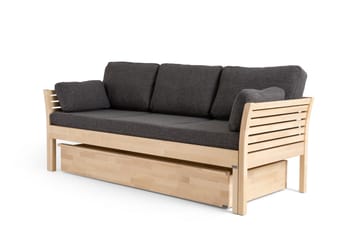 Bäddsoffa Kanerva Ram 200 cm Björk - Kiteen Huonekalut - Möbler - Soffa - Bäddsoffa - 3 sits bäddsoffa