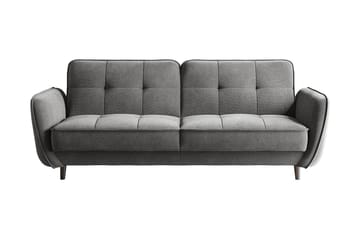 Bäddsoffa Kaval 3-sits - Grå - Möbler - Soffa - Bäddsoffa - 3 sits bäddsoffa