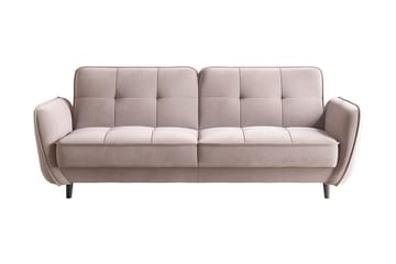 Bäddsoffa Kaval 3-sits - Ljusrosa - Möbler - Soffa - Bäddsoffa - 3 sits bäddsoffa
