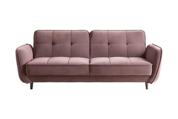 Bäddsoffa Kaval 3-sits - Rosa - Möbler - Soffa - Bäddsoffa - 3 sits bäddsoffa