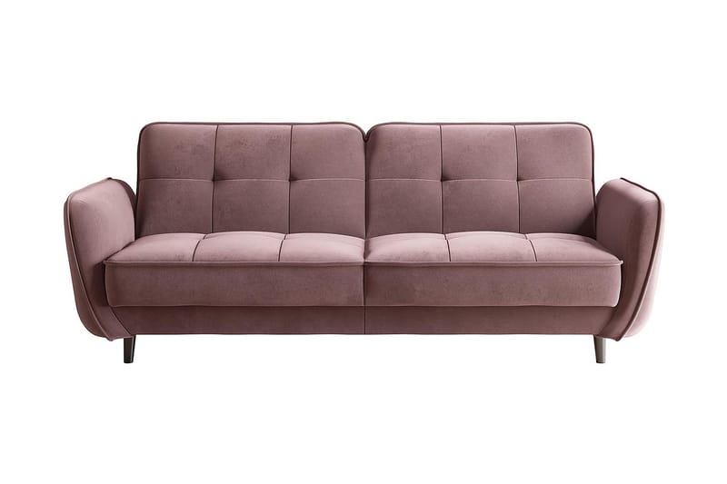 Bäddsoffa Kaval 3-sits - Rosa - Möbler - Soffa - Bäddsoffa - 3 sits bäddsoffa