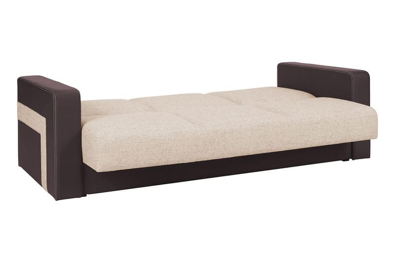 Bäddsoffa Kolder 222x97x88 cm - Beige - Möbler - Soffa - Bäddsoffa - 3 sits bäddsoffa
