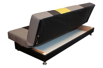 Bäddsoffa Lisa 195x85x90 cm - Beige/Grå - Möbler - Soffa - Bäddsoffa - 3 sits bäddsoffa