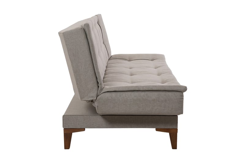 Bäddsoffa Longburn 3-sits 106x186 - Cream - Möbler - Soffa - Bäddsoffa - 3 sits bäddsoffa