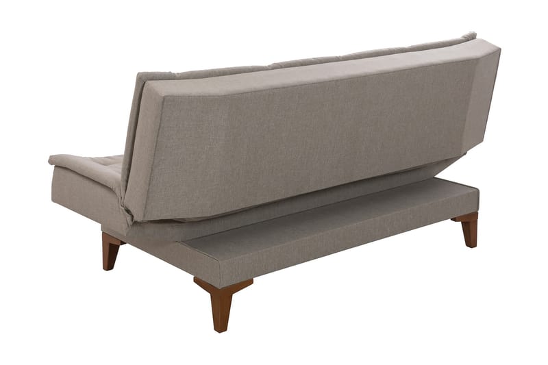 Bäddsoffa Longburn 3-sits 106x186 - Cream - Möbler - Soffa - Bäddsoffa - 3 sits bäddsoffa