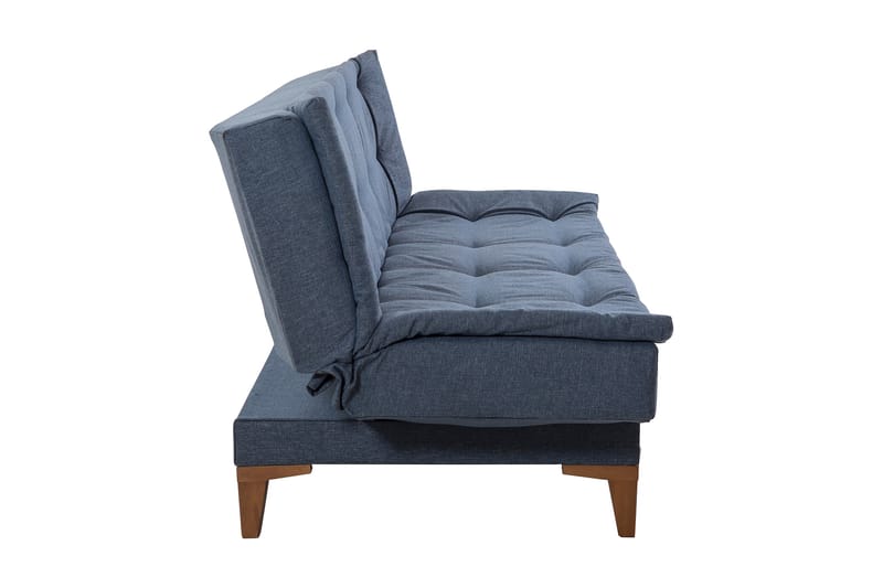 Bäddsoffa Longburn 3-sits 106x187 - Mörkblå - 3 sits bäddsoffa