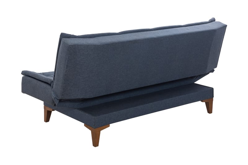 Bäddsoffa Longburn 3-sits 106x187 - Mörkblå - Möbler - Soffa - Bäddsoffa - 3 sits bäddsoffa