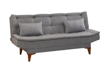 Bäddsoffa Longburn 3-sits 106x189 - Grå - Möbler - Soffa - Bäddsoffa - 3 sits bäddsoffa