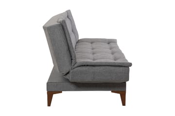 Bäddsoffa Longburn 3-sits 106x189 - Grå - Möbler - Soffa - Bäddsoffa - 3 sits bäddsoffa