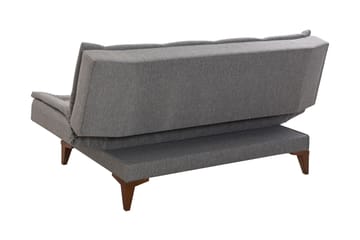 Bäddsoffa Longburn 3-sits 106x189 - Grå - Möbler - Soffa - Bäddsoffa - 3 sits bäddsoffa