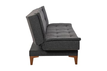 Bäddsoffa Longburn 3-sits 106x192 - Antracit - Möbler - Soffa - Bäddsoffa - 3 sits bäddsoffa