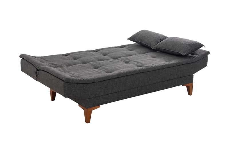 Bäddsoffa Longburn 3-sits 106x192 - Antracit - Möbler - Soffa - Bäddsoffa - 3 sits bäddsoffa