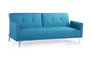 Bäddsoffa Lucan 178 cm - Blå - Möbler - Soffa - Bäddsoffa - 3 sits bäddsoffa