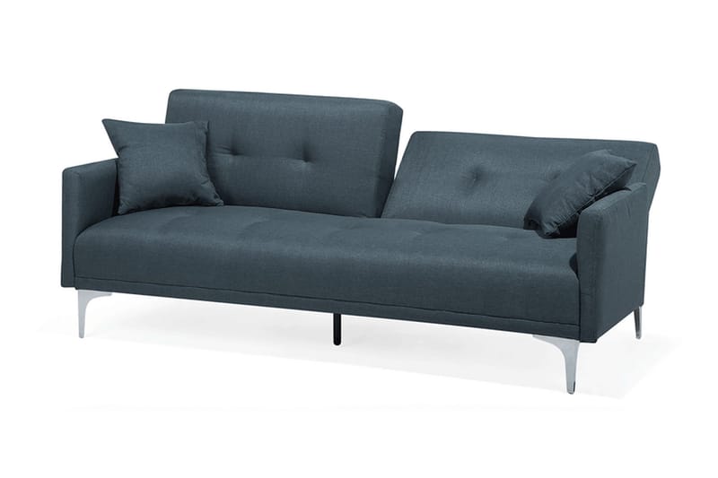 Bäddsoffa Lucan 178 cm - Svart - 3 sits bäddsoffa