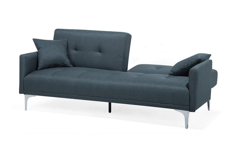 Bäddsoffa Lucan 178 cm - Svart - 3 sits bäddsoffa