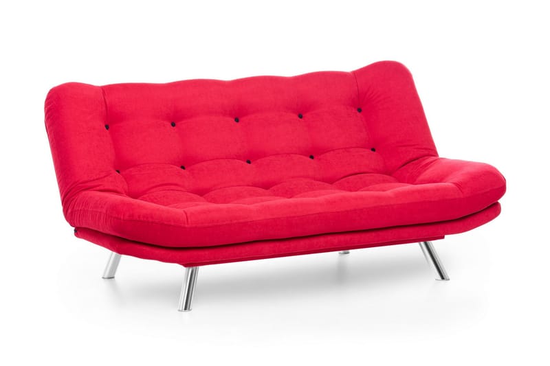 Bäddsoffa Mallie 3-sits - Röd - Möbler - Soffa - Bäddsoffa - 3 sits bäddsoffa
