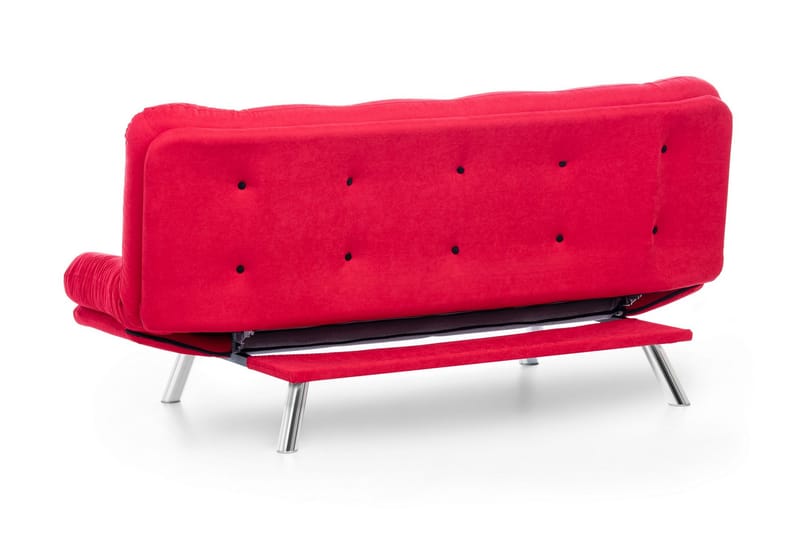 Bäddsoffa Mallie 3-sits - Röd - Möbler - Soffa - Bäddsoffa - 3 sits bäddsoffa