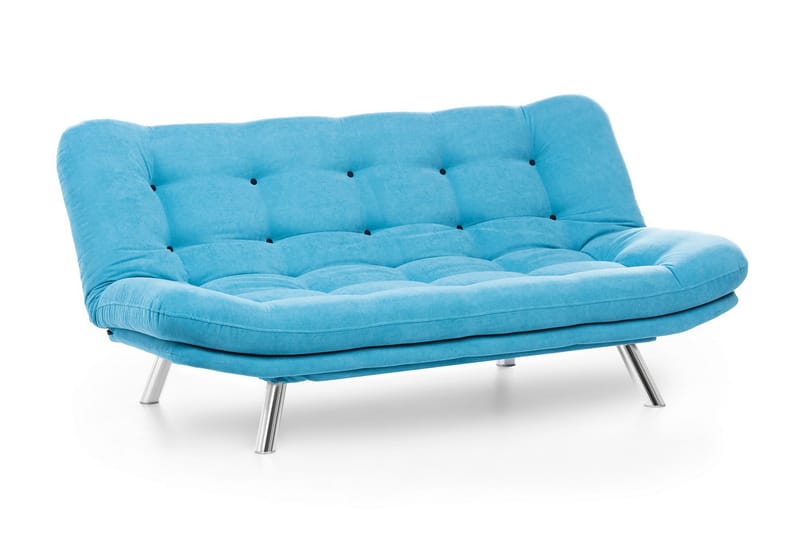 Bäddsoffa Mallie 3-sits - Turkos - Möbler - Soffa - Bäddsoffa - 3 sits bäddsoffa