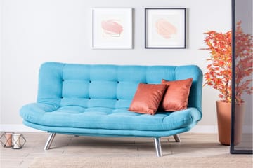 Bäddsoffa Mallie 3-sits - Turkos - Möbler - Soffa - Bäddsoffa - 3 sits bäddsoffa