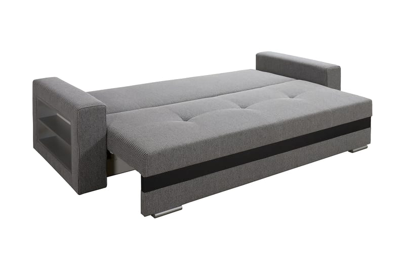 Bäddsoffa Nemo 236x92x88 cm - Brun/Grå - Möbler - Soffa - Bäddsoffa - 3 sits bäddsoffa