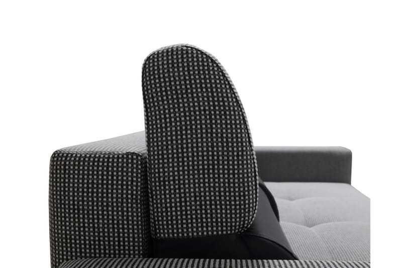 Bäddsoffa Nemo 236x92x88 cm - Grå - Möbler - Soffa - Bäddsoffa - 3 sits bäddsoffa