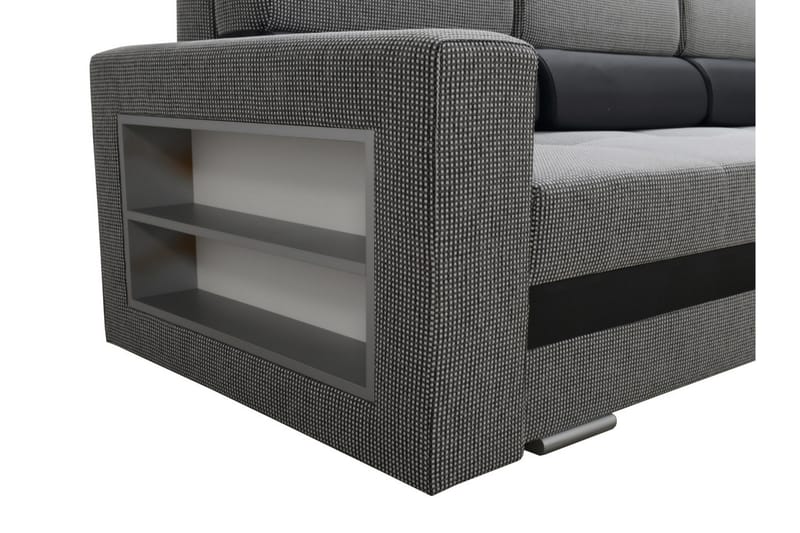 Bäddsoffa Nemo 236x92x88 cm - Grå - Möbler - Soffa - Bäddsoffa - 3 sits bäddsoffa
