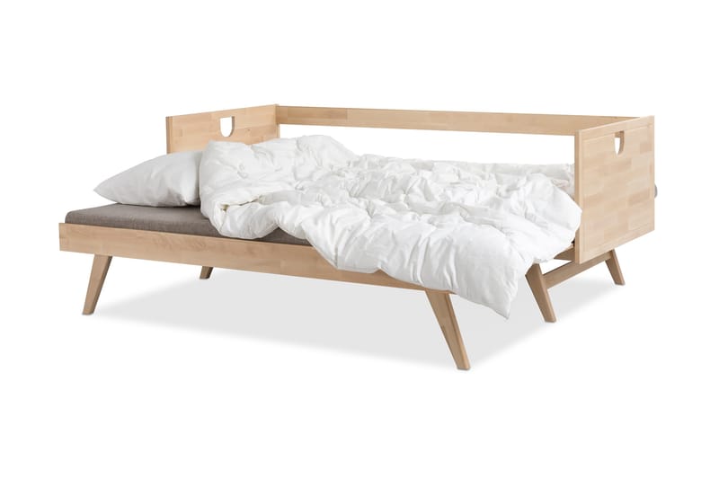 Bäddsoffa Notte Ram 200 cm Björk - Kiteen Huonekalut - Möbler - Soffa - Bäddsoffa - 3 sits bäddsoffa