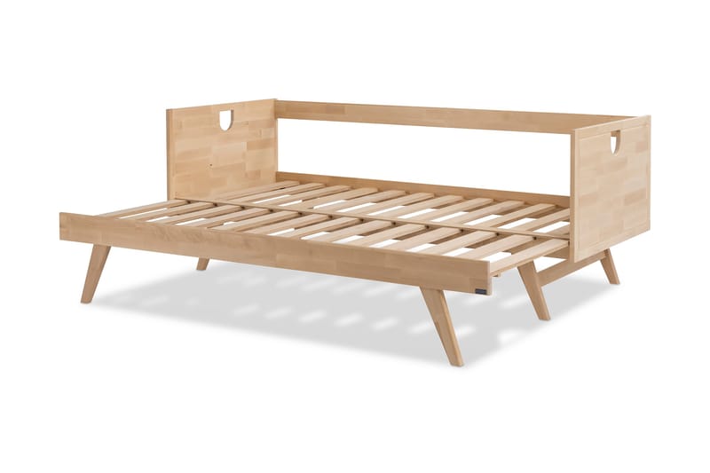 Bäddsoffa Notte Ram 200 cm Björk - Kiteen Huonekalut - Möbler - Soffa - Bäddsoffa - 3 sits bäddsoffa