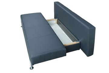 Bäddsoffa Olier 200x100x85 cm - Svart - Möbler - Soffa - Bäddsoffa - 3 sits bäddsoffa