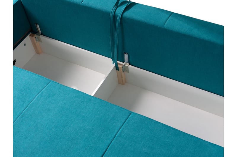 Bäddsoffa Oviedo 215x95x86 cm - lila/grå - Möbler - Soffa - Bäddsoffa - 3 sits bäddsoffa