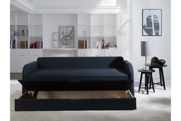 Bäddsoffa Rafal 208x76x75 cm - Brun - Möbler - Soffa - Bäddsoffa - 3 sits bäddsoffa