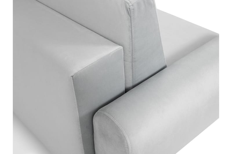 Bäddsoffa Silvia 226x98x95 cm - Röd - Sammetssoffa - 3 sits bäddsoffa