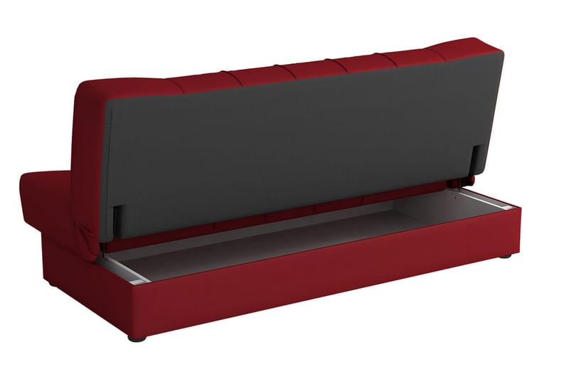 Bäddsoffa Sonia 194x90x88 cm - Brun - Möbler - Soffa - Bäddsoffa - 3 sits bäddsoffa