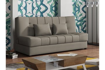 Bäddsoffa Sonia 194x90x88 cm - Brun - Möbler - Soffa - Bäddsoffa - 3 sits bäddsoffa