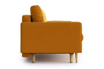 Bäddsoffa Stephanie 3-sits - Gul - Möbler - Soffa - Bäddsoffa - 3 sits bäddsoffa