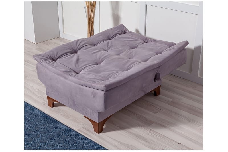 Bäddsoffa Theodora 3-sits - Grå - Möbler - Soffa - Bäddsoffa - 3 sits bäddsoffa
