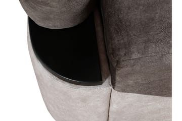 Bäddsoffa Turbo 200x96x90 cm - Brun/Grå - Möbler - Soffa - Bäddsoffa - 3 sits bäddsoffa