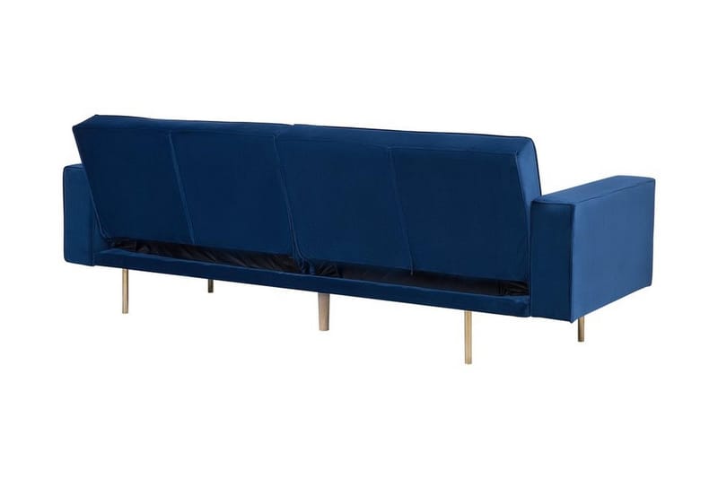 Bäddsoffa Visnes 218 cm - Blå - Möbler - Soffa - Bäddsoffa - 3 sits bäddsoffa