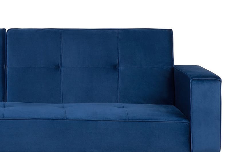 Bäddsoffa Visnes 218 cm - Blå - Möbler - Soffa - Bäddsoffa - 3 sits bäddsoffa
