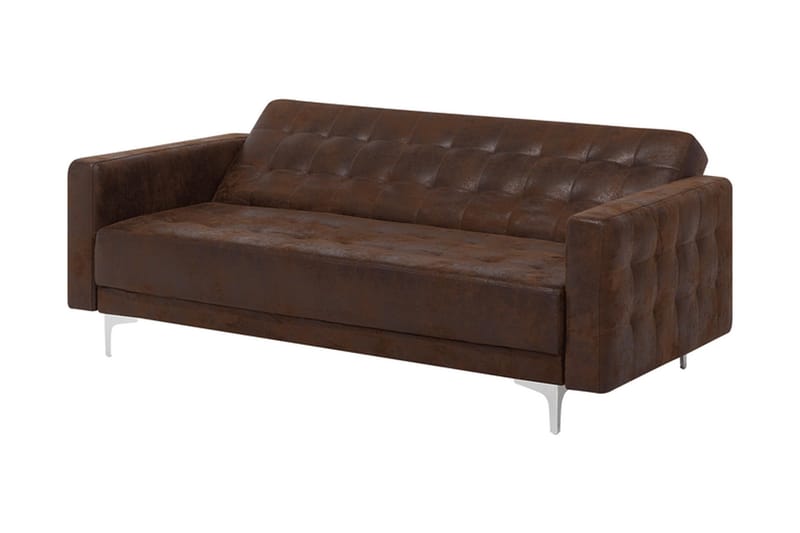 Bäddsoffa Westerleigh - Brun - Möbler - Soffa - Bäddsoffa - 3 sits bäddsoffa