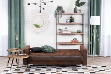 Bäddsoffa Westerleigh - Brun - Möbler - Soffa - Bäddsoffa - 3 sits bäddsoffa